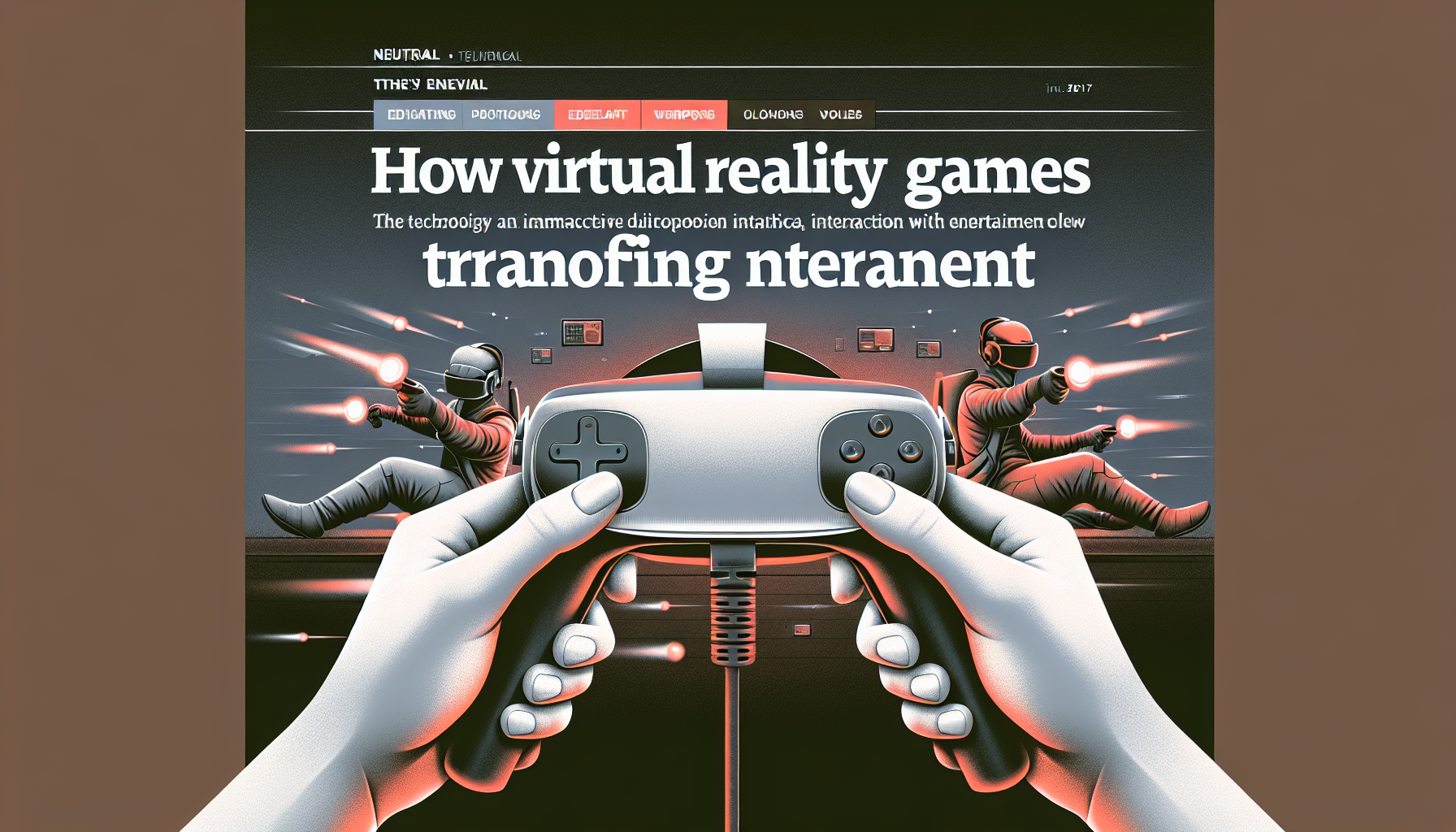 Jogos de Realidade Virtual e o Futuro do Entretenimento