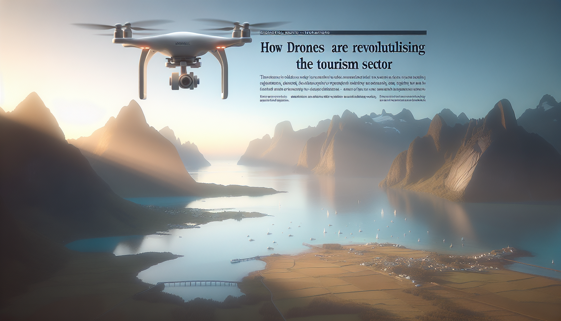 Drones et tourisme : une révolution en marche