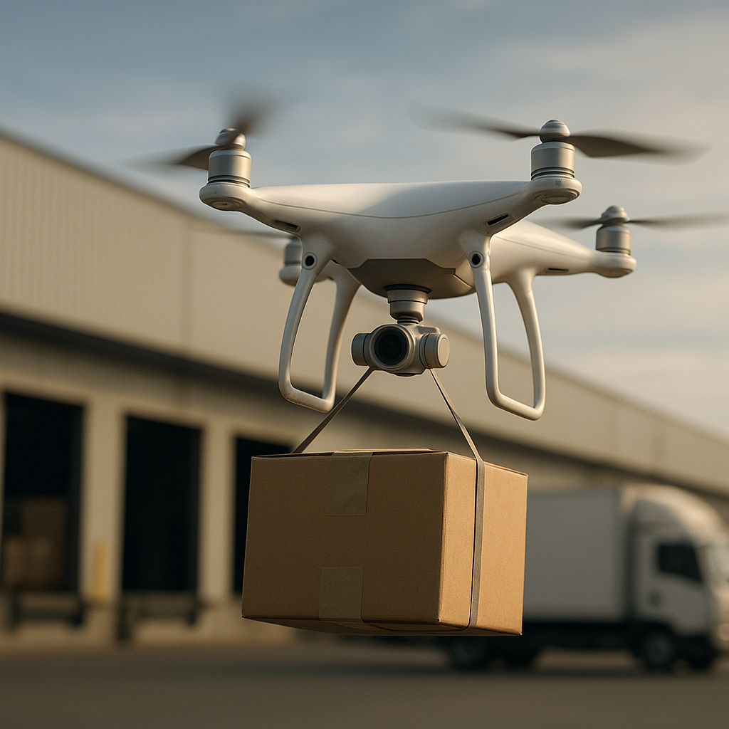 Impact des drones sur la logistique