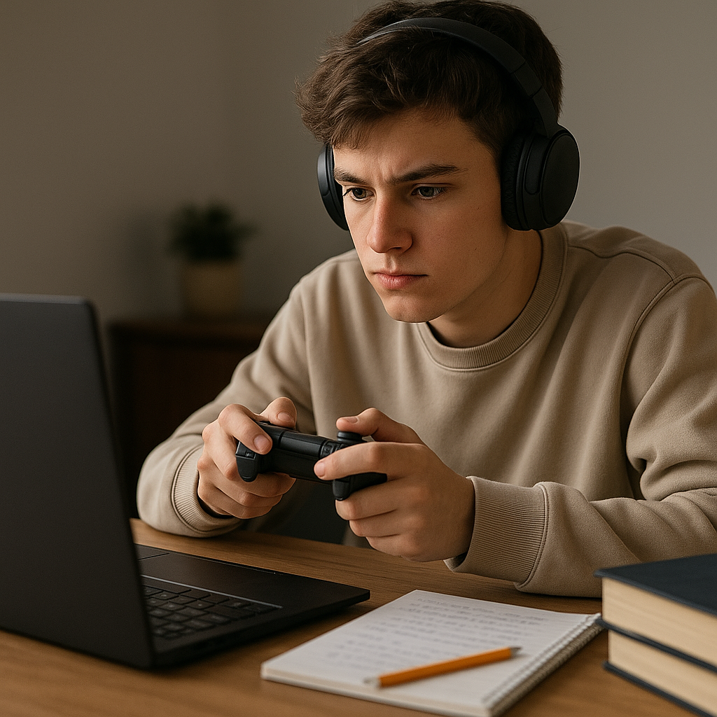 Jeux vidéo et concentration des étudiants