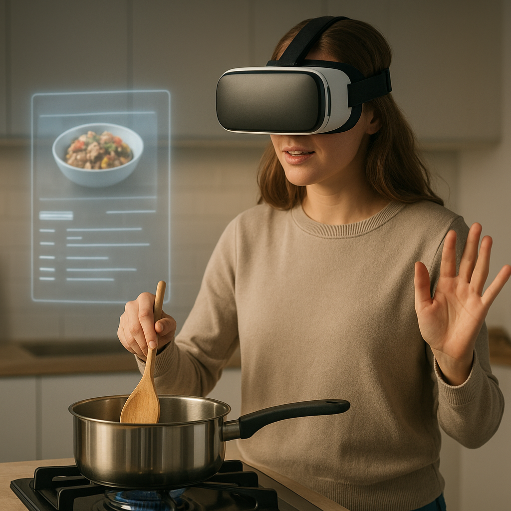 Sanal gerçeklik ile yemek tarifleri: Mutfakta yenilik