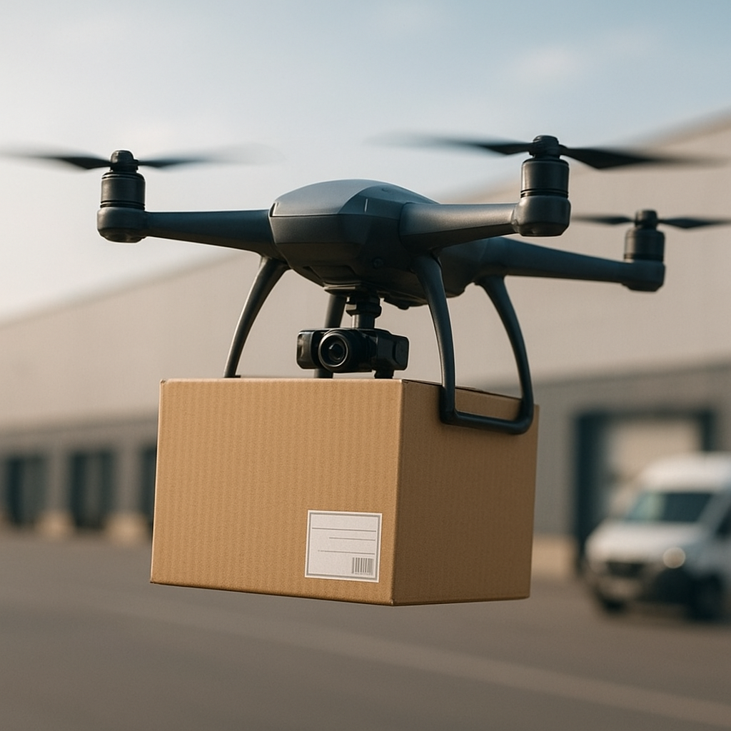 Impact des drones sur la logistique