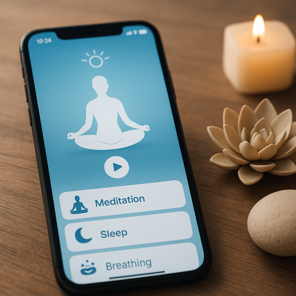 L'évolution des applications de méditation et bien-être
