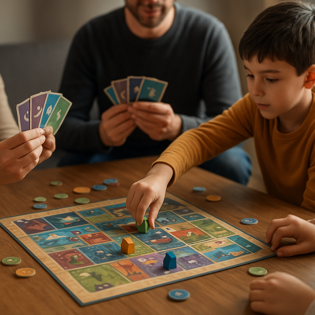 Juegos de mesa que fomentan la creatividad familiar