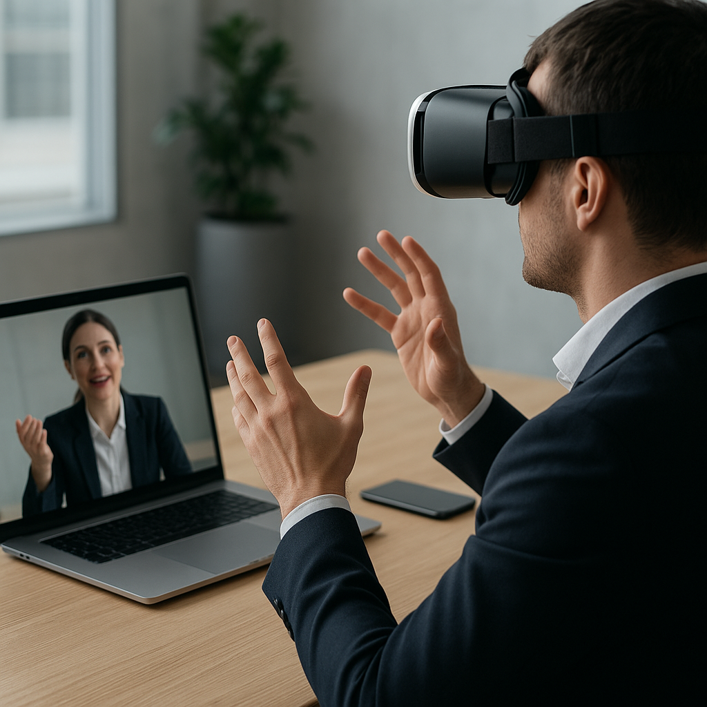 Sanal Gerçeklik ile Uzaktan İş Görüşmeleri