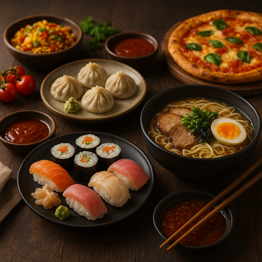 世界の美食を巡る旅：名物料理を味わう